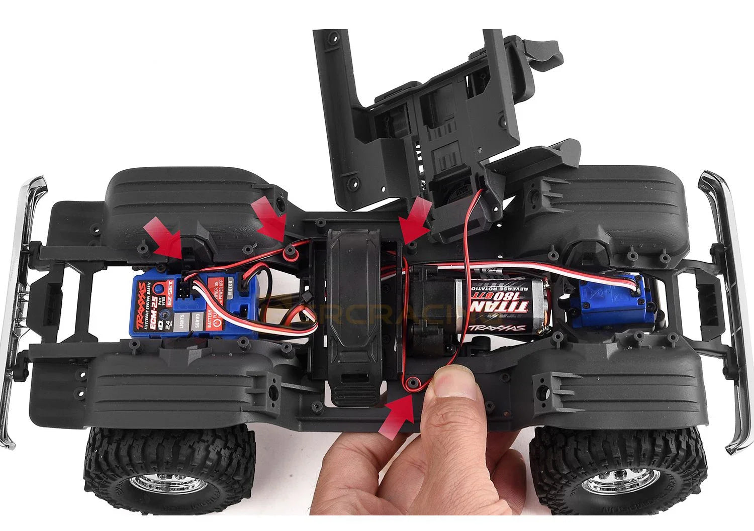 TRX4M 3D Printing Interior Seat and Fender for 1/18 RC Crawler Traxxas TRX-4M Car Chevrolet K10 Upgrade Parts