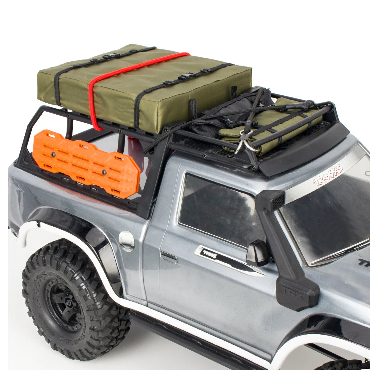 Simulated Roof Bag Sleeping Bag Luggage Bag for 1/8 1/10 RC Crawler Traxxas SCX24 TRX4M Defender D90 Bronco Upgrade Parts