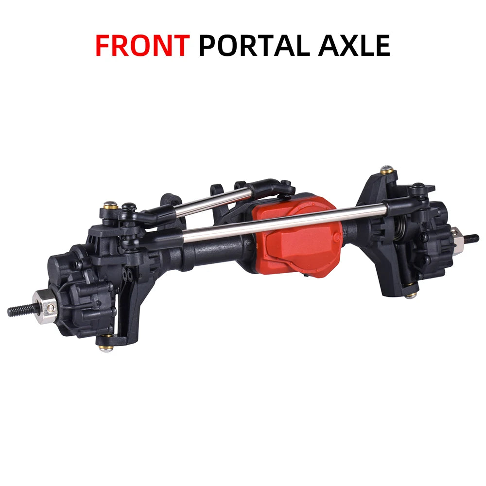 AUSTARHOBBY Front and Rear Portal Axles for RC Traxxas TRX4 1/10 Rock Crawler Car Replace Upgrades Parts For Axial SCX10I SCX10I