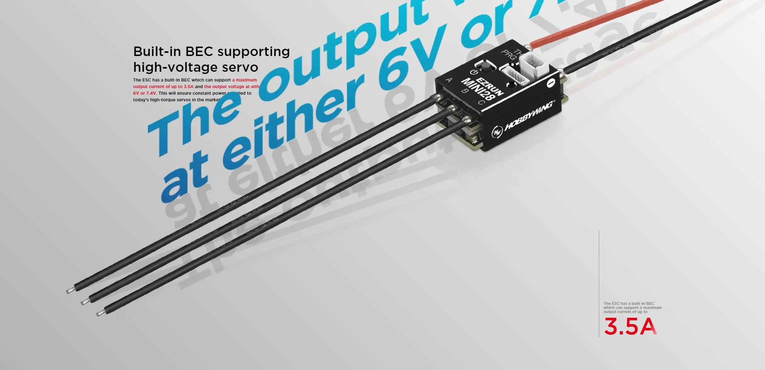 Hobbywing EzRun 1626 SD 3500 / 5000 / 6500KV Sensored Brushless Motor with MINI28 30A ESC For 1/28 GL Racing/Drift Car