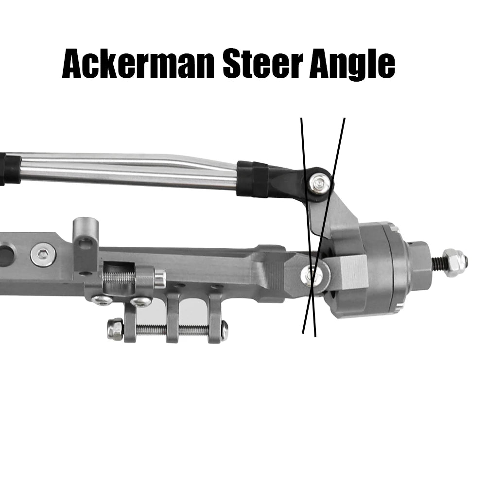 1/10 RC Crawler All Metal Front and Rear Portal Axle for Axial Capra 1.9 UTB AXI03004 Buggy F9 Wraith 90018 RR10 Upgrade Part