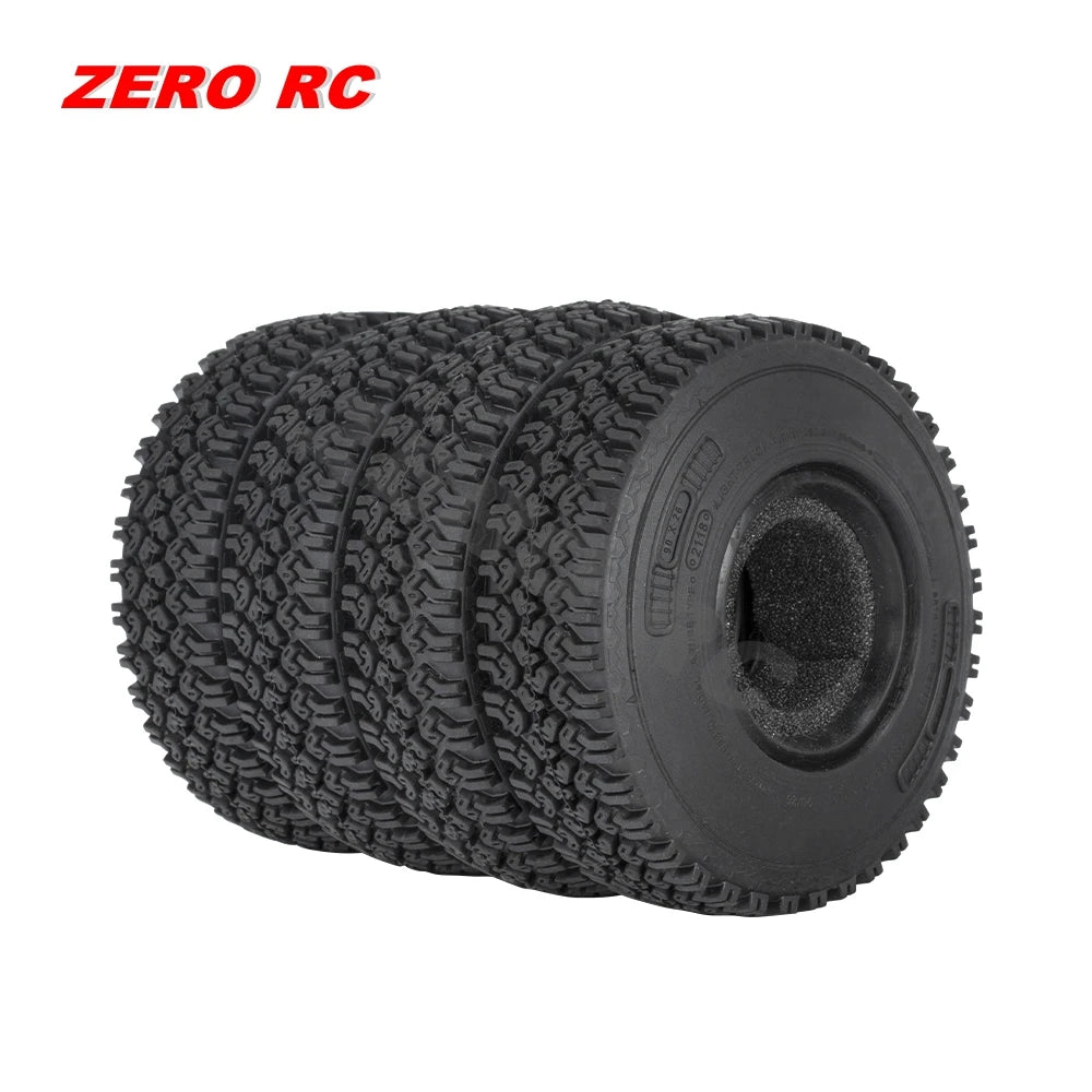 RC Crawler Car Soft 1.55" Off Road Mud Tires 76*27mm 95*35mm Foam Insert For D90 TF2 Tamiya CC02 LC70 MST JIMNY Blocks WHEEL