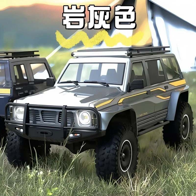 YIKONG YK4107/PRO 1/10 Scale 4WD RC Car Dual Speed Brushless Off-Road Crawler Truck Realistic RC Model Toy Gift for Ages 14+