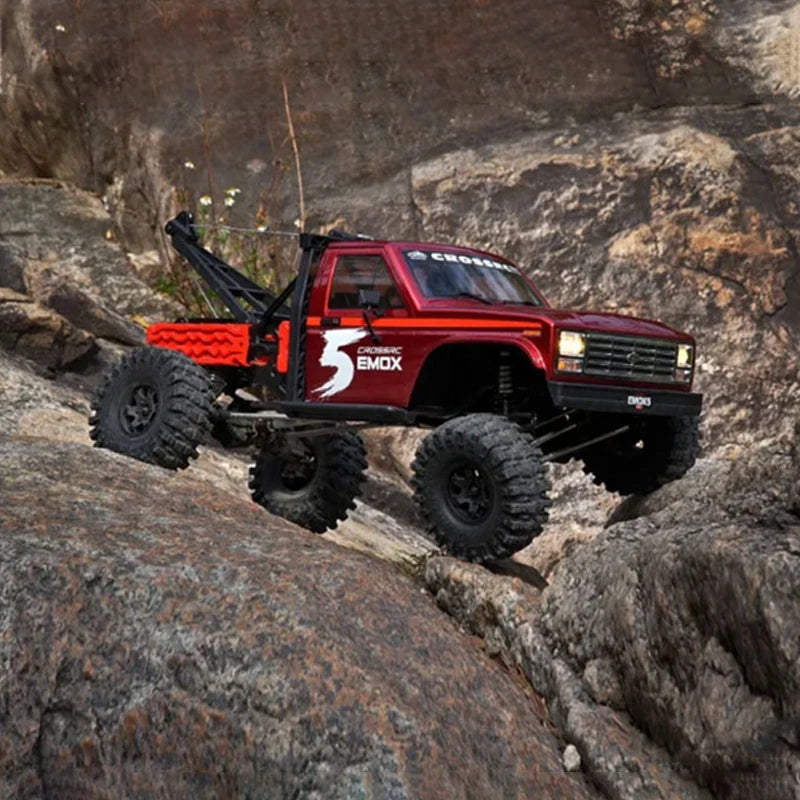 New Crossrc Emo X5 Foc Brushless 1/8 Rc Remote Control Model Cars Off-Road Crawler 4wd Road Rescue Vehicle Children'S Toy Gift