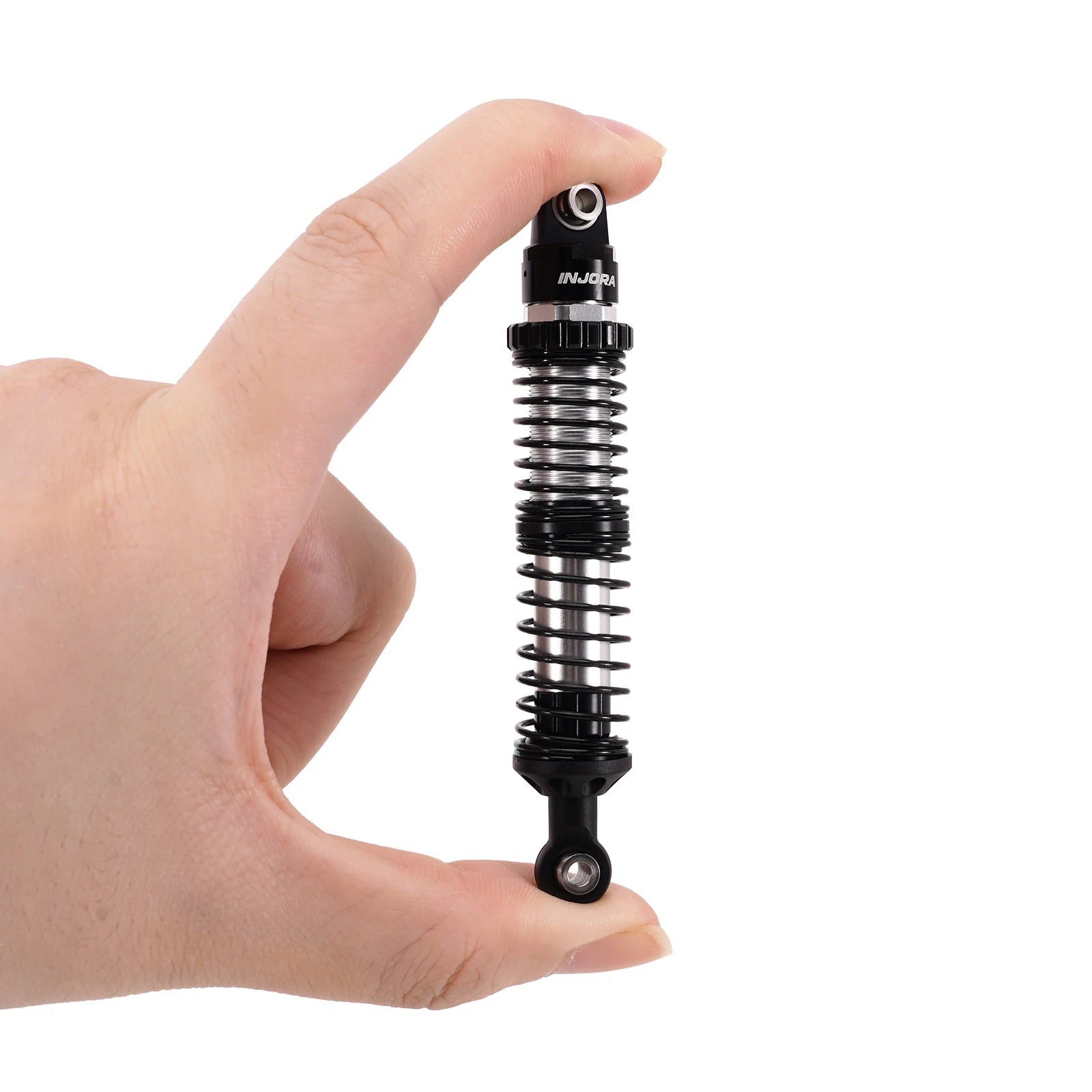 INJORA DRX Dual-Rate Spring Oil Shocks for 1/10 RC Crawlers, 80mm / 90mm / 100mm / 110mm / 120mm