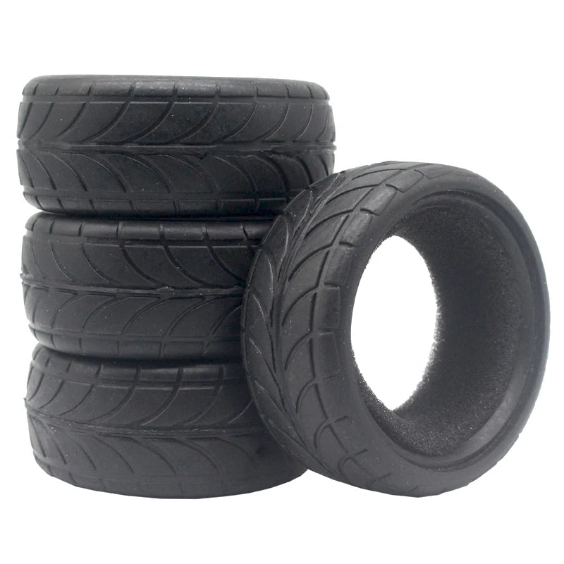 1:10 Scale RC model Car parts On Road 26mm High Grip Rubber Tires Fit HSP HPI HIMOTO REDCAT Racing for HSP 94123/94122/94103
