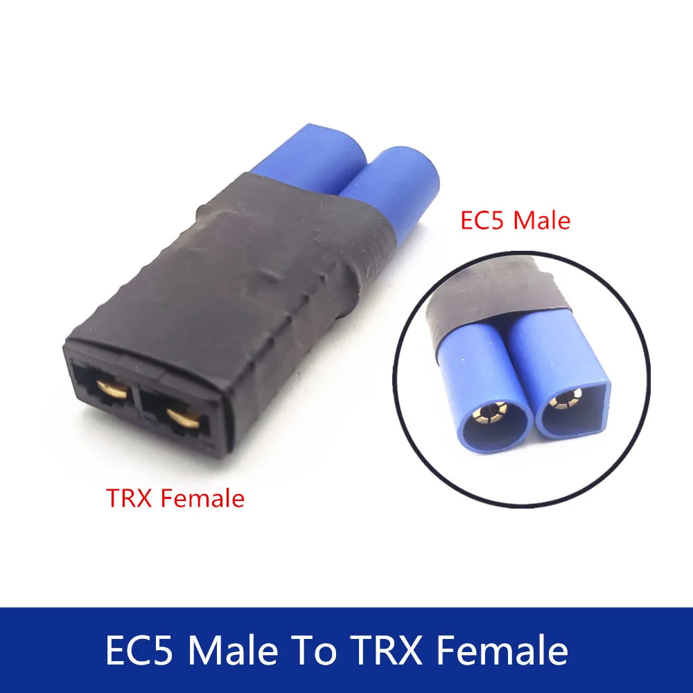 Adapter XT30 XT60 XT90 TRX T Plug Deans EC5 EC3 Female to Male HXT 4MM Connectors Plug RC Lipo Battery Control Parts DIY