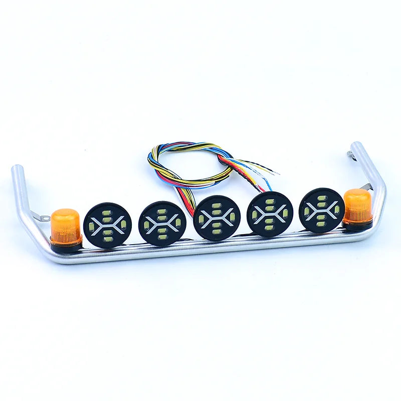 LED Simulation Roof Lights Rotating Lamp for 1/14 Tamiya RC Truck SCANIA 770S R620 Volvo FH16 BENZ Actros MAN TGX TGS Car