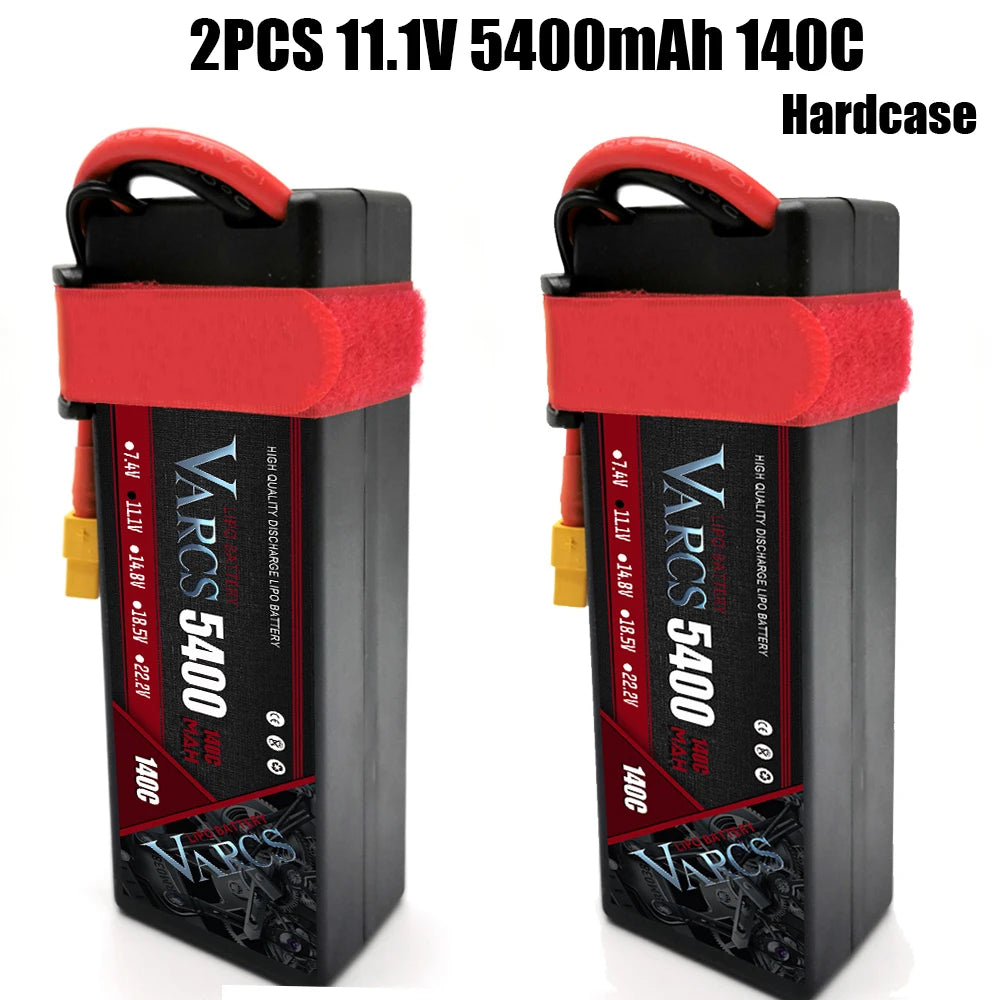 VARCS Lipo 3S 4S Lipo 14.8V 15.2V 11.1V 11.4V Battery 6500mah 7000mah  8400mah 9200mah 10000mah 6200ma 5200mah XT90 EC5 RC Car