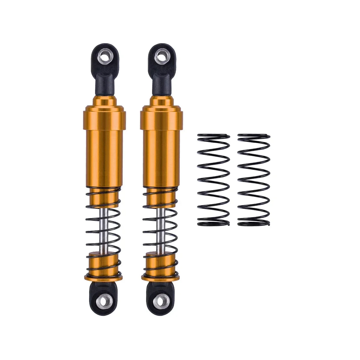 HooCrawler 75mm-115mm Big Bore Shocks with Oil Filled for 1/10 RC Crawler LCG Chassis Cheater Rigs Capra SCX10 TRX4 Gspeed V4