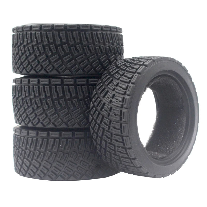 1:10 Scale RC model Car parts On Road 26mm High Grip Rubber Tires Fit HSP HPI HIMOTO REDCAT Racing for HSP 94123/94122/94103