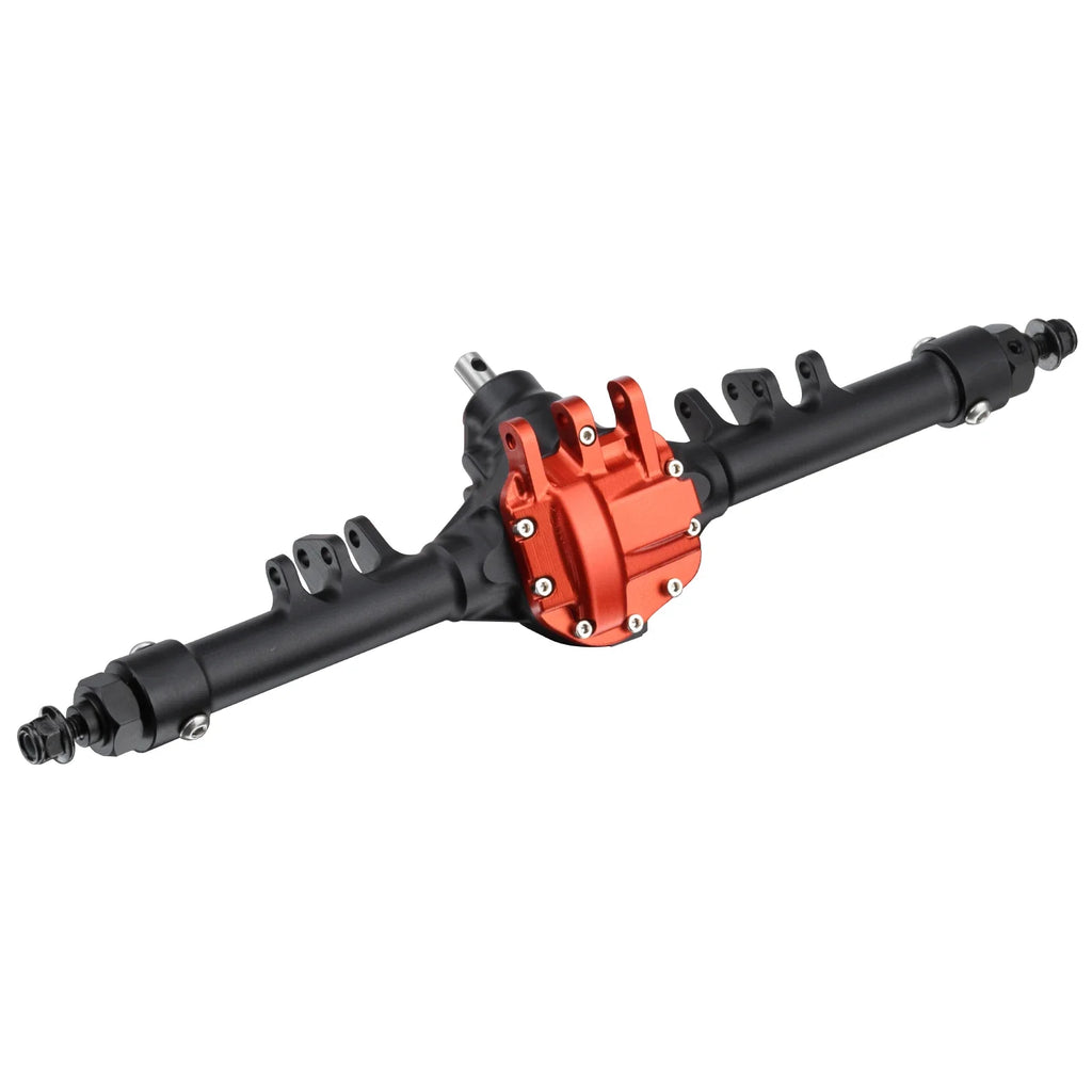 Machined Aluminum One Piece Construction Offset Straight Axle Set for 1/10 RC Crawler Axial SCX10 II VS4-10 Rock Trucks Parts