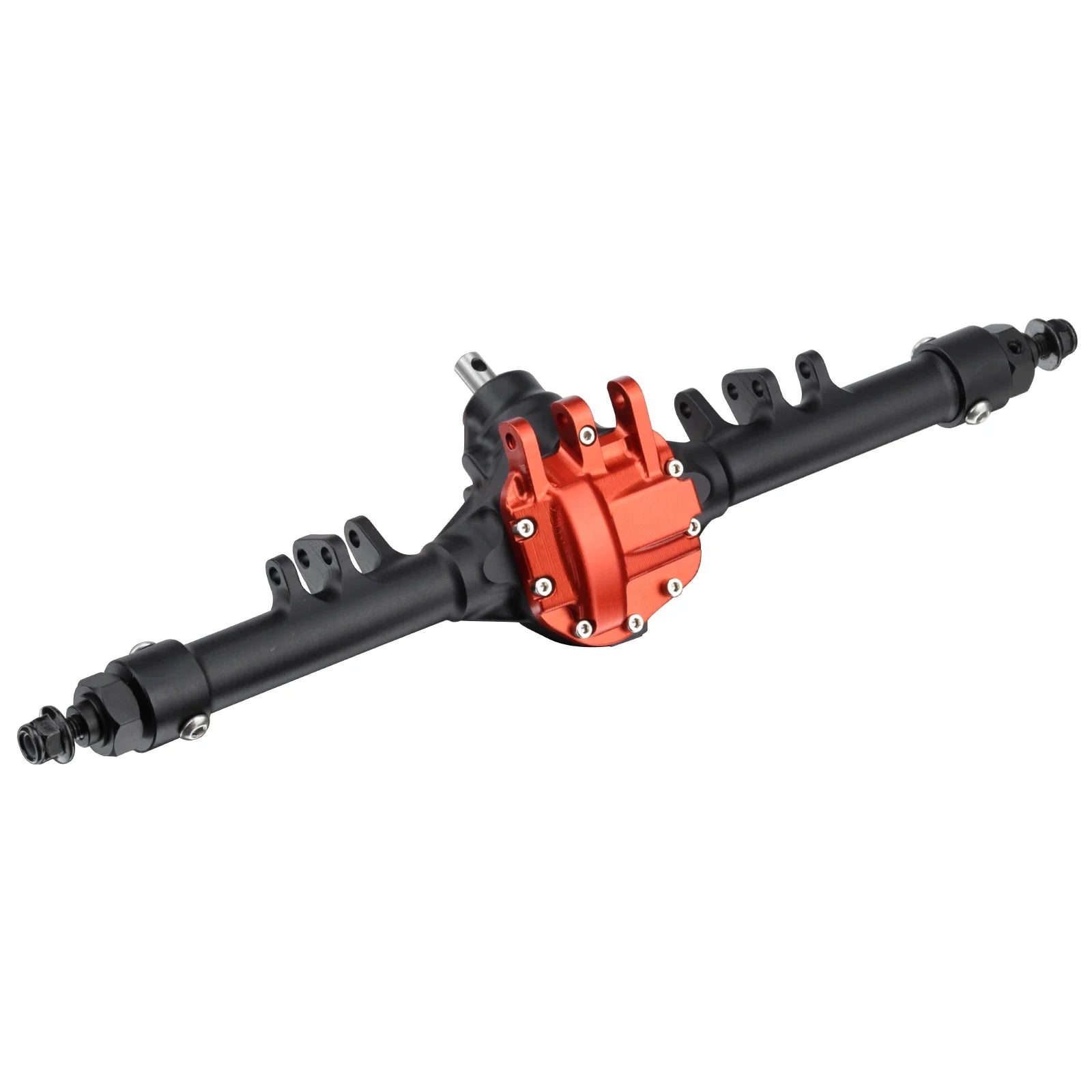 Machined Aluminum One Piece Construction Offset Straight Axle Set for 1/10 RC Crawler Axial SCX10 II VS4-10 Rock Trucks Parts