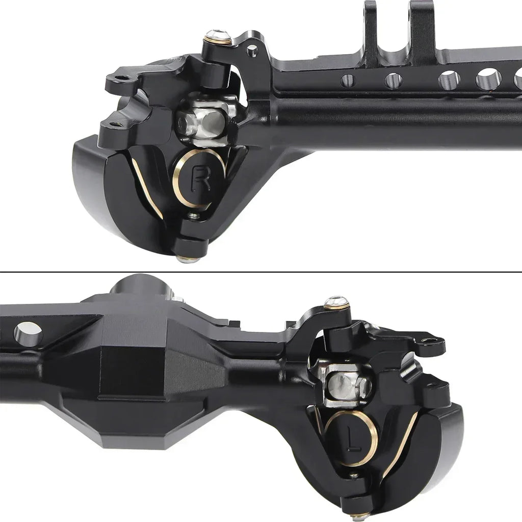 F10 Axle Brass Weights Steering Knuckles Front and Rear Portal Cover for 1/10 RC Crawler Vanquish VRD VS4-10 Phoenix LCG Upgrade