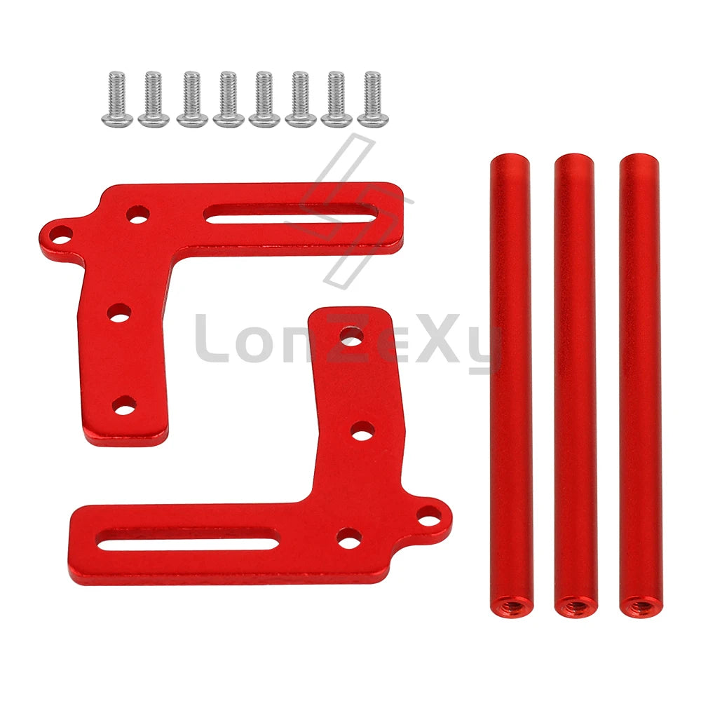 Aluminum Front Bumper Bull Bars for 1/10 RC Crawler Axial SCX10 TRX4 LCG Chassis FJ40 Dodge Power Wagon Cab Cliffhanger Body