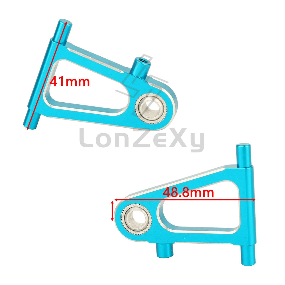 Metal Suspension Arms Steering Knuckle Gearbox Housing Motor Mount CVD Shaft for Tamiya TT01 TT-01 1/10 RC Car Upgrade Parts