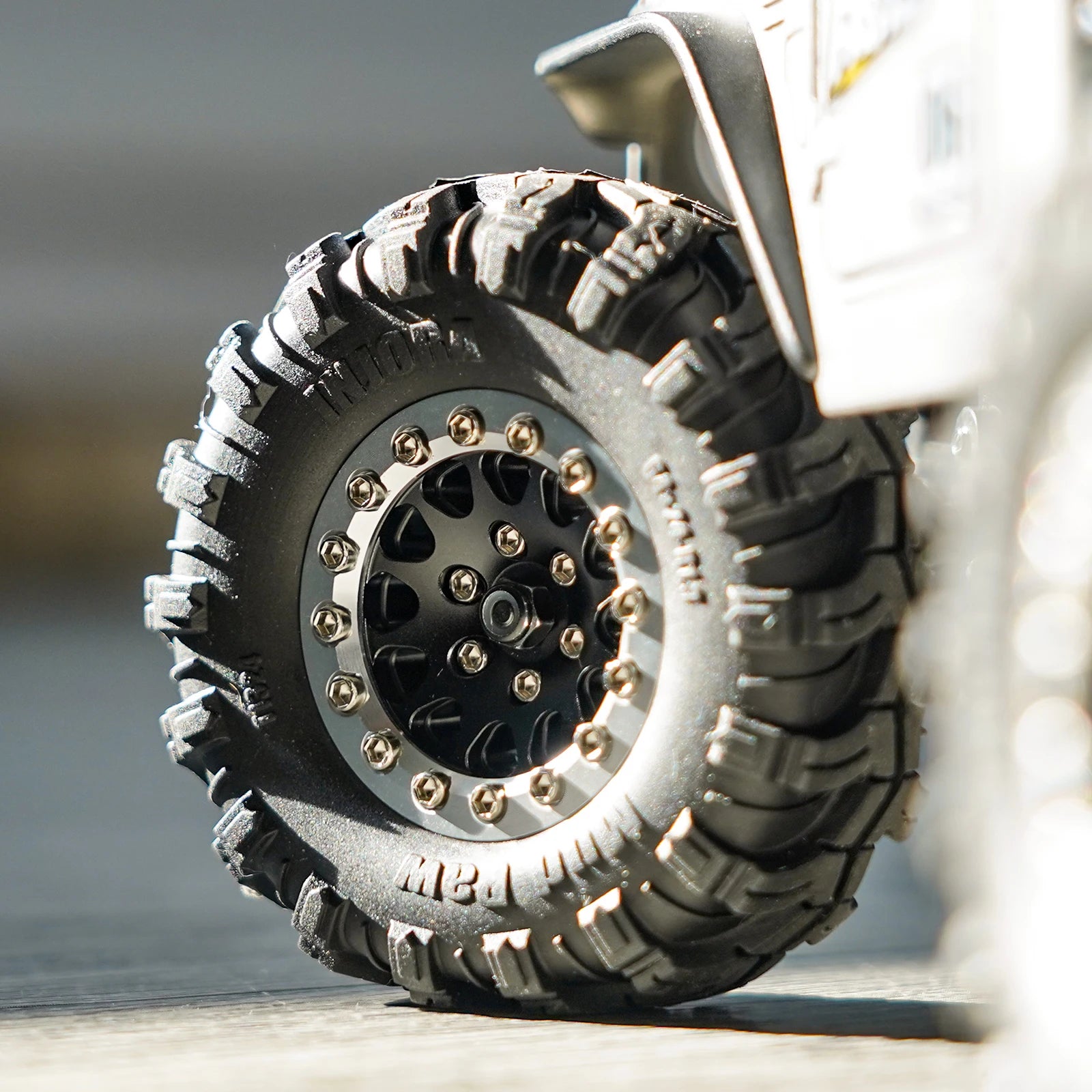 INJORA 1.3" Aluminium Beadlock Wheels for 1/24 1/18 RC Crawler (W1311)