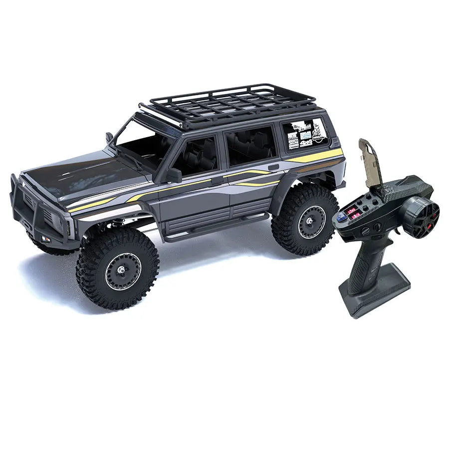 YK4107 Pro Brushless 1/10 Simulation Patrol RC Remote Control Brushless 4WD Differential Lock Climbing Car Off-road Vehicle Gift
