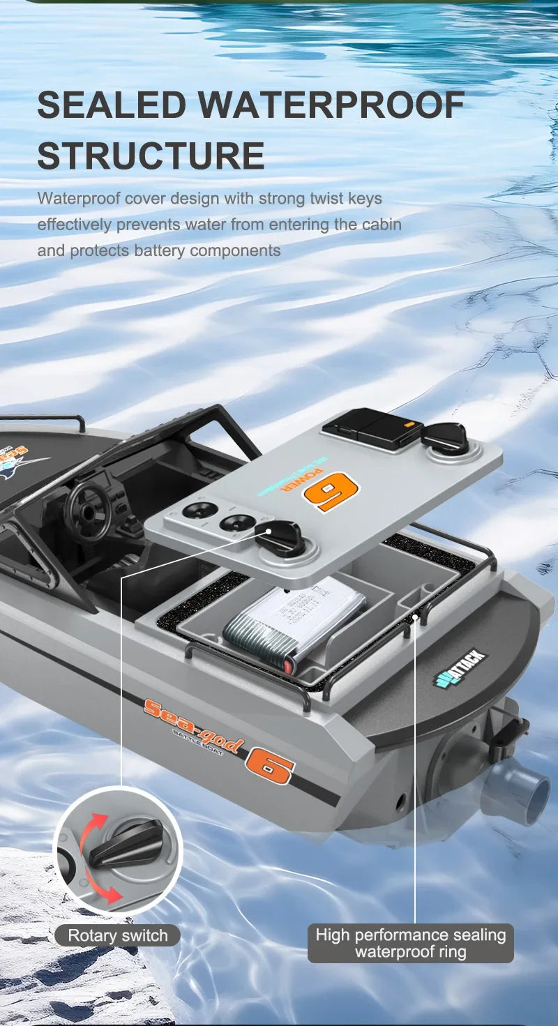 THELINK TX 693 Rc Boat 2.4G 1/12 Powerful Brushless Motor Long Range Wireless Electric Remote Control Fast Boat Model Toys Boys