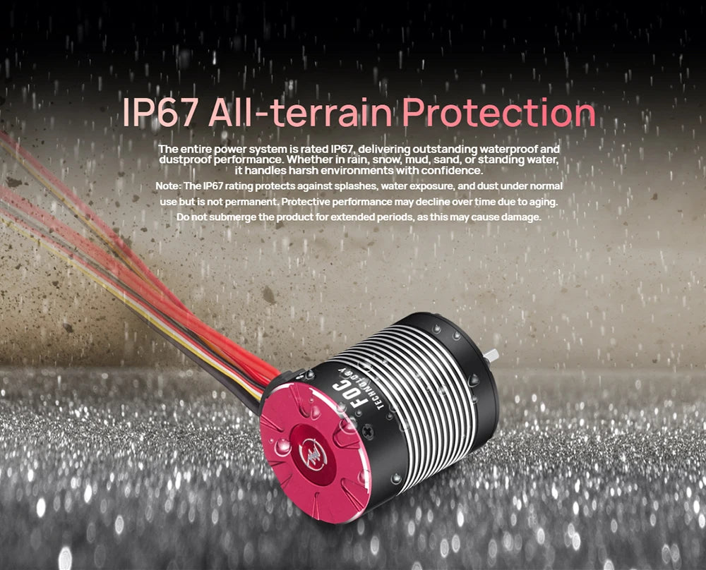 HOBBYWING QuicRun Fusion Pro Elite 50A 2300KV Sensored Brushless Integrated ESC Motor for 1/10 RC Model Car Crawler Accessories