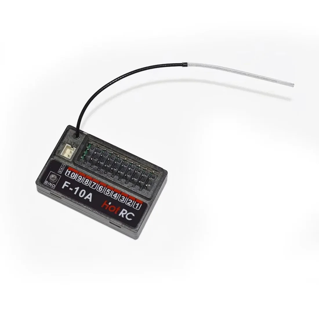 HotRC CT-10B 10CH 2.4G Color Screen Transmitter 10 Channel Remote Control F-10A F-01A 4/6/8/10CH Gyro Receiver for RC Car Boat