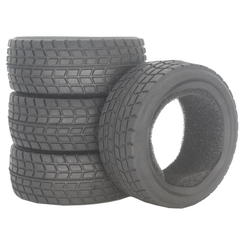 1:10 Scale RC model Car parts On Road 26mm High Grip Rubber Tires Fit HSP HPI HIMOTO REDCAT Racing for HSP 94123/94122/94103