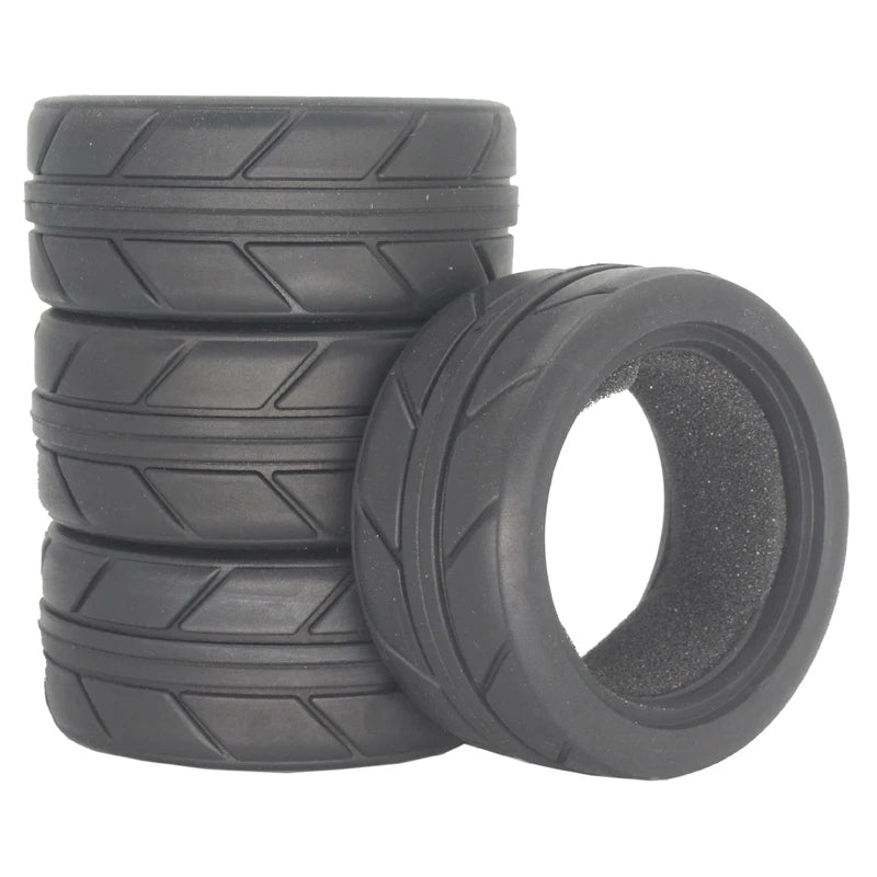 1:10 Scale RC model Car parts On Road 26mm High Grip Rubber Tires Fit HSP HPI HIMOTO REDCAT Racing for HSP 94123/94122/94103