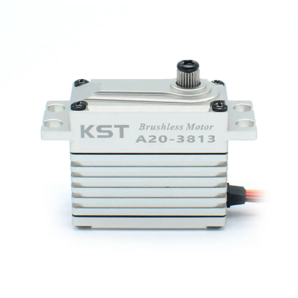 KST A20-3813 Digital Brushless Servo High Pressure Phosphor Bronze Quenched Steel Gear 0.12 Sec 43kg Torque for RC Models