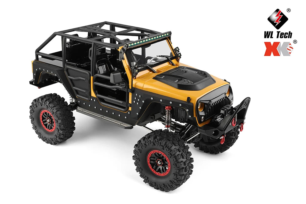 WLtoys 104026 1/10 Professional RC Car Off Road 4x4 2.4G 4WD Remote Control Cars 45 Minutes Working Time Climbing Car Adult Toy
