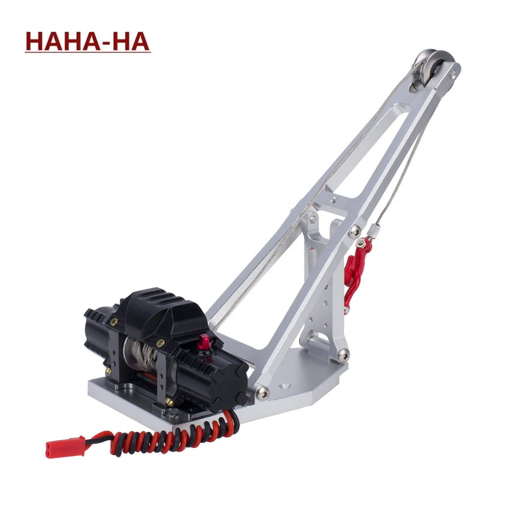 CNC Aluminium RC Wrecker Tow Truck Crane Arm kit Simulation for 1/10 Car Crawler Axial Capra 1.9UTB Trail Buggy Upgrade parts
