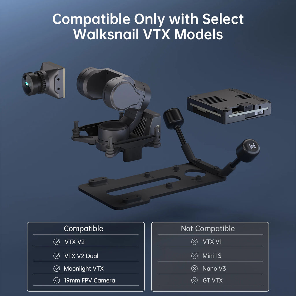 Caddx Gimbal for Camera GM1 GM2 GM3 FPV Gimbal Head Tracking Walksnail  Avatar HD Pro Kit Gyroflow For RC FPV Drone Car Parts