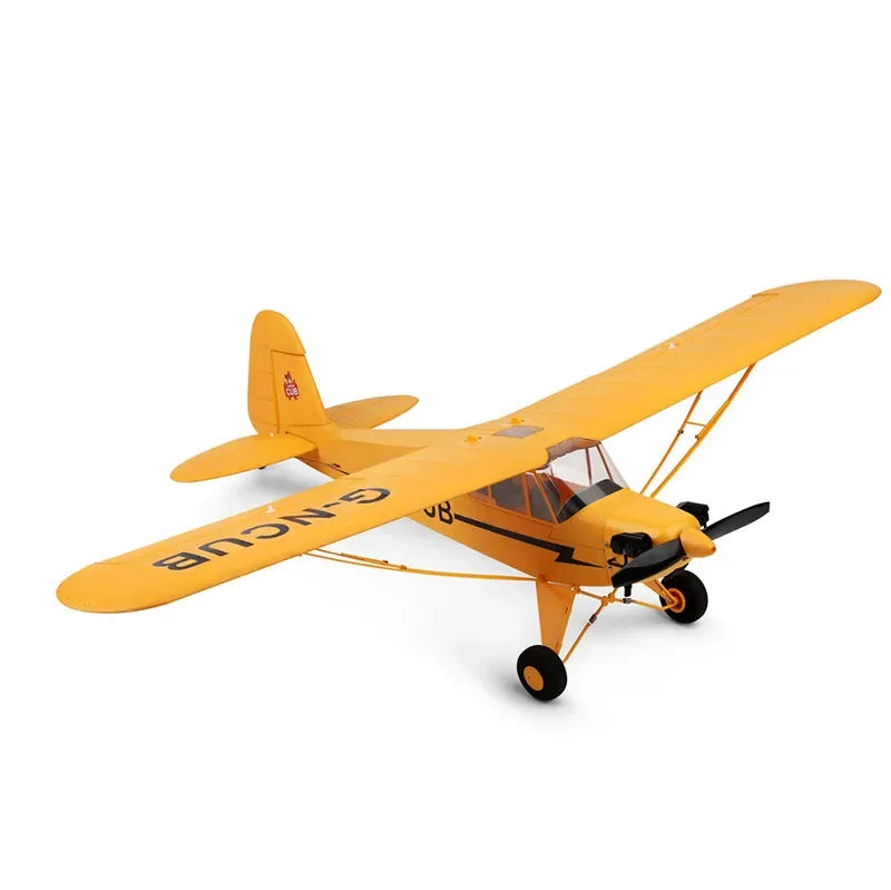 2024 RC Airplane WLtoys A160 Upgrade J3-CUB 5CH Remote Control Plane 3D/6G 1406 Brushless Motor Outdoor Foam Fixed-wing aircraft