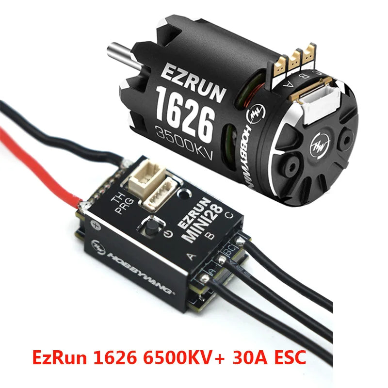 Hobbywing EzRun 1626 SD 3500 / 5000 / 6500KV Sensored Brushless Motor with MINI28 30A ESC For 1/28 GL Racing/Drift Car