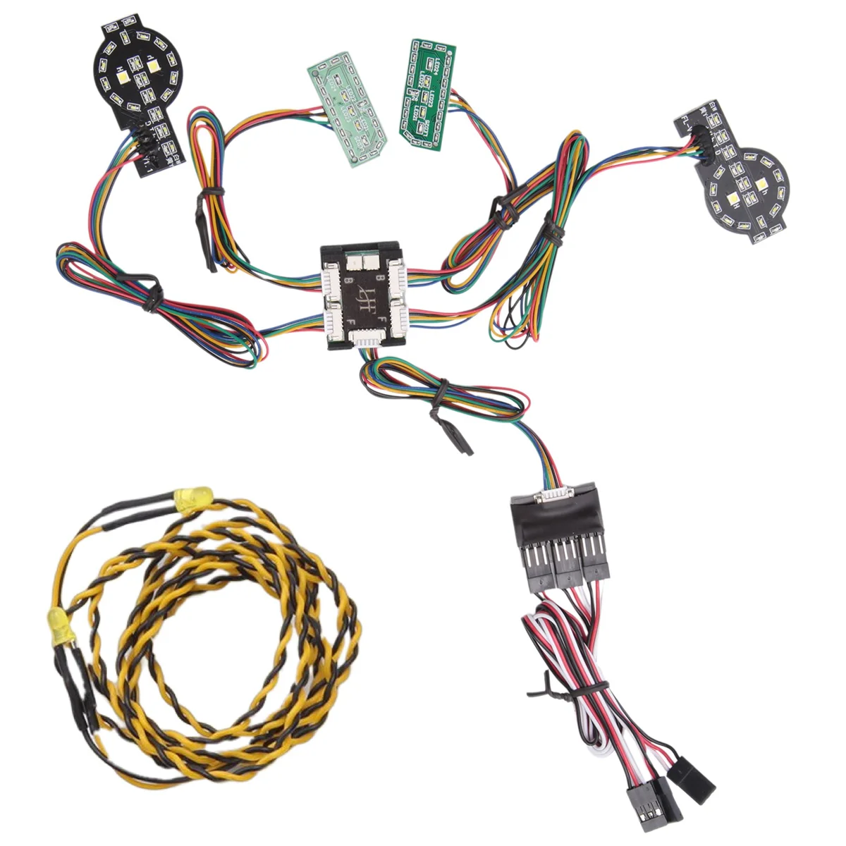 Front Rear Linkage Lighting System LED Light Group for Traxxas TRX-4 2021 Bronco 1/10 RC Crawler Car Upgrade Parts