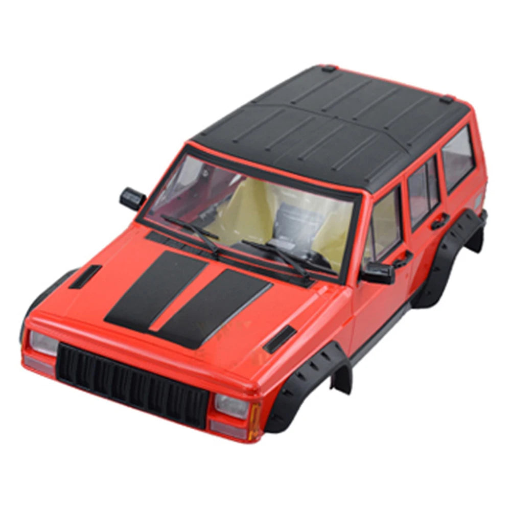 RED SPIDER Painted Cherokee Body 313mm 12.3" Wheelbase Plastic Car Shell for RC Crawler Axial SCX10 & SCX10 II 1/10  90046 90047
