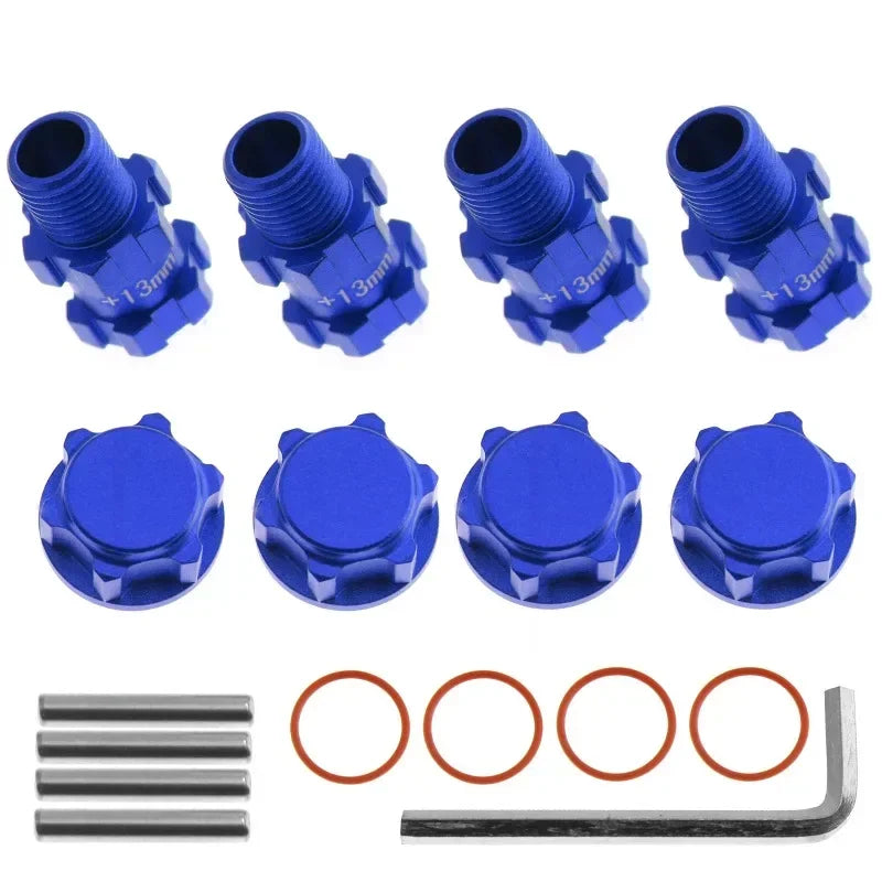 Metal 14mm to 17mm Wheel Hex Adapter for 1/10 ARRMA 3S SENTON VORTEKS Typhon Big Rock Granite RC Car Upgrade Parts