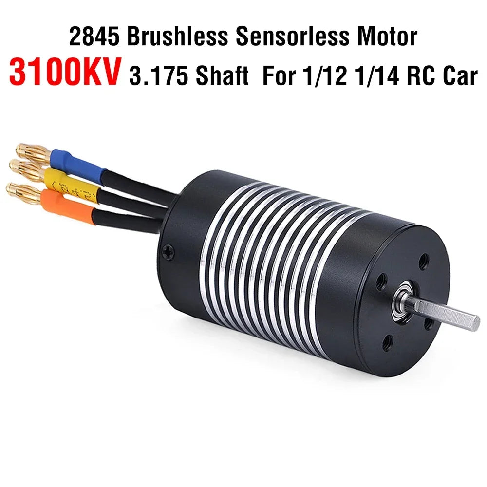 Surpass Hobby Rocket 2845 F540 3650 3660 3665 3670 3674 4068 Waterproof Brushless Motor for 1/10 1/12 RC Car Robot WLtoys 12428