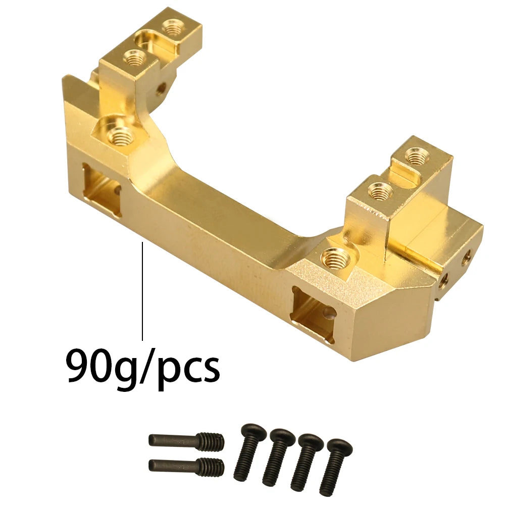 1/10 RC Crawler TRX-4 Brass Heavy Duty Counter Weight Set Portal Drive Axle Housing Bumper Mount TRX4 TRX6 Upgrade Parts