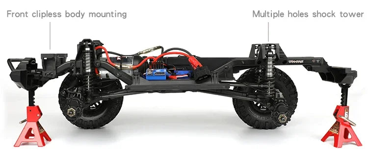 TRX-4 Simulation 324mm Wheelbase 2 Doors Pickup Truck Body Shell for 1/10 RC Crawler Car Traxxas TRX4 DEFENDER RD110 Parts