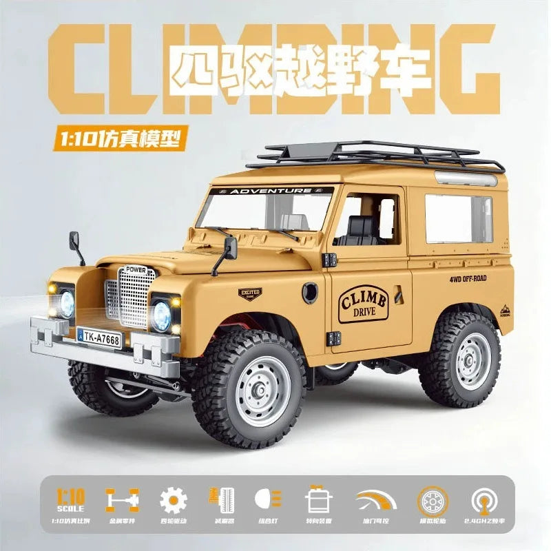 1:10 full scale pickup truck 4X4 professional remote control vehicle Defender simulated off-road climbing vehicle RC CAR