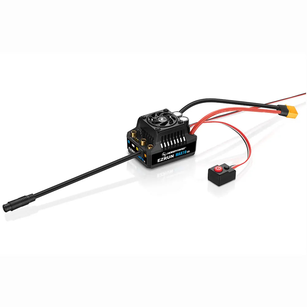Hobbywing MAX10 G2 Waterproof RC Brushless ESC 80A 140A 3652/3665 G3 Motor 2-3S for 1/10 RC Off-Road On-Road Buggy Monster Cars