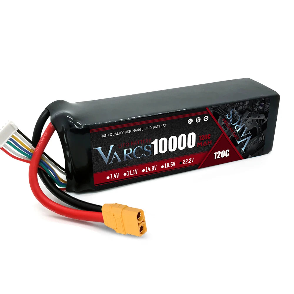 2PCS VARCS 7.4V 7.6V 11.4V 11.1V 15.2V 14.8V 22.2V 2S 3S 4S 6S 5200Mah 6300Mah 6500mAh 6200mAh 6750mAh 8000mAh 7000mAh 10000mah