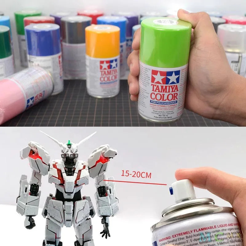 100ML RC TAMIYA Spray Painting Color PS1-PS20 Series Oil Paint Multiple Colors for Polycarbonate Remote Car Model Hobby DIY