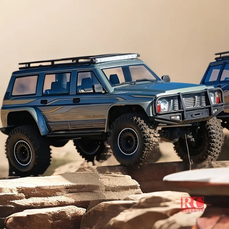 YIKONG YK4107/PRO 1/10 Scale 4WD RC Car Dual Speed Brushless Off-Road Crawler Truck Realistic RC Model Toy Gift for Ages 14+