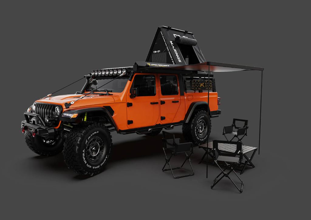 RLAARLO JK07 Pro RC Cars Off-Road 1/7 Scale Electric RC Crawler with Two-Speed Transmission, Model Car Gift for RC Enthusiasts