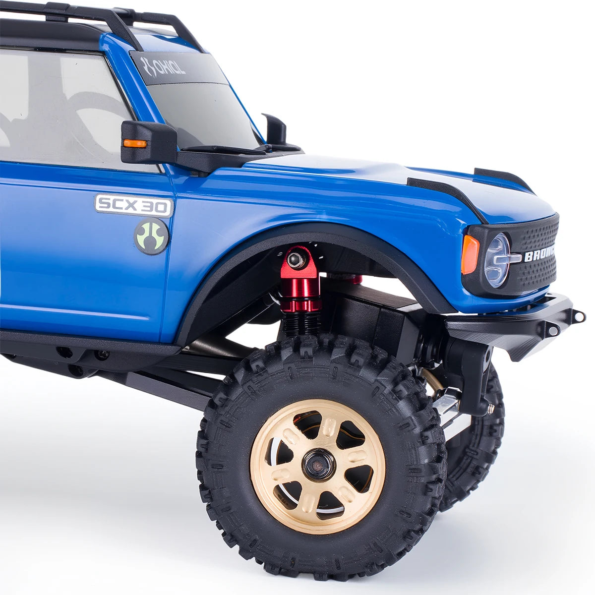Axial SCX30 Aluminum Shock Absorber Set, 28.5mm with 3 Spring Rates, Full Car Kit for Performance Upgrade