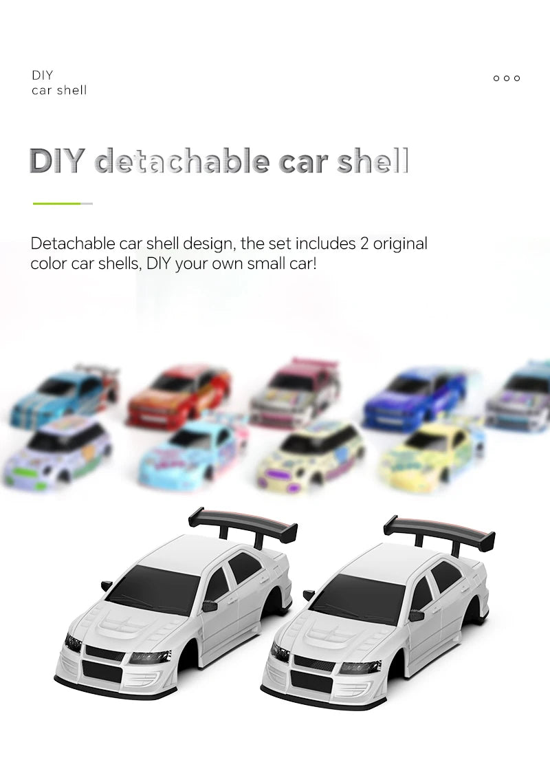 Turbo Racing 1:76 C66 Drift RC Car RTR Radio Full Proportional Remote Control Toys Car With Gyro Children Desktop Toys Car
