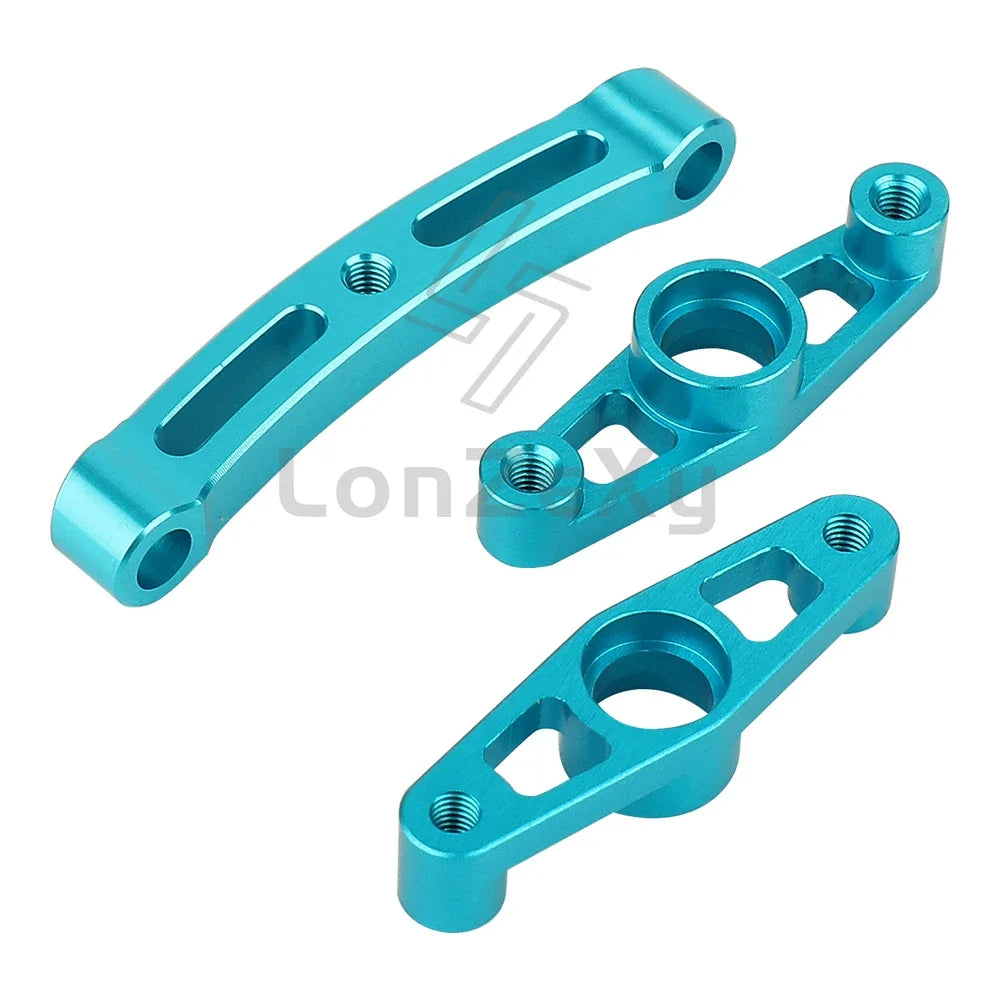 Metal Suspension Arms Steering Knuckle Gearbox Housing Motor Mount CVD Shaft for Tamiya TT01 TT-01 1/10 RC Car Upgrade Parts
