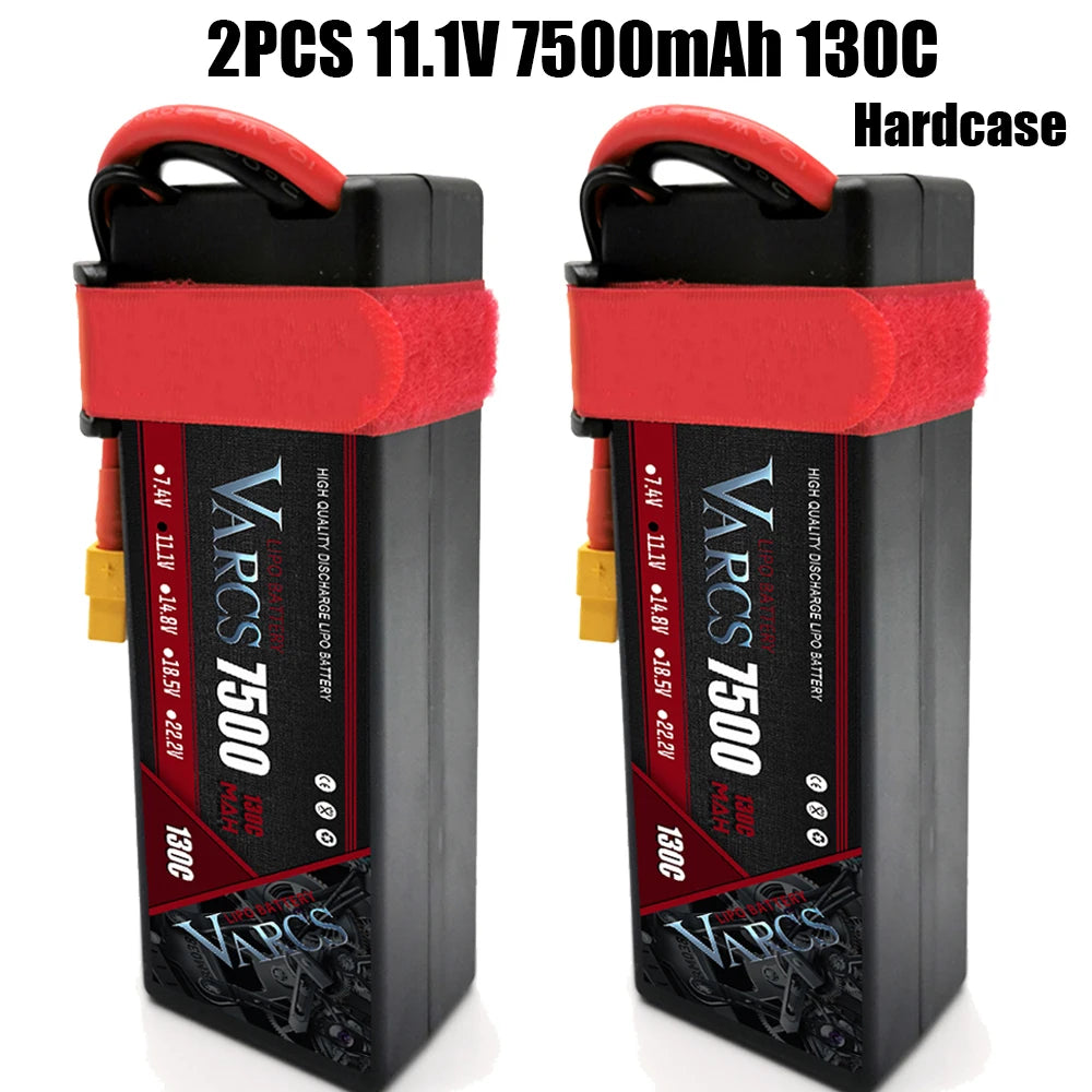 VARCS Lipo 3S 4S Lipo 14.8V 15.2V 11.1V 11.4V Battery 6500mah 7000mah  8400mah 9200mah 10000mah 6200ma 5200mah XT90 EC5 RC Car