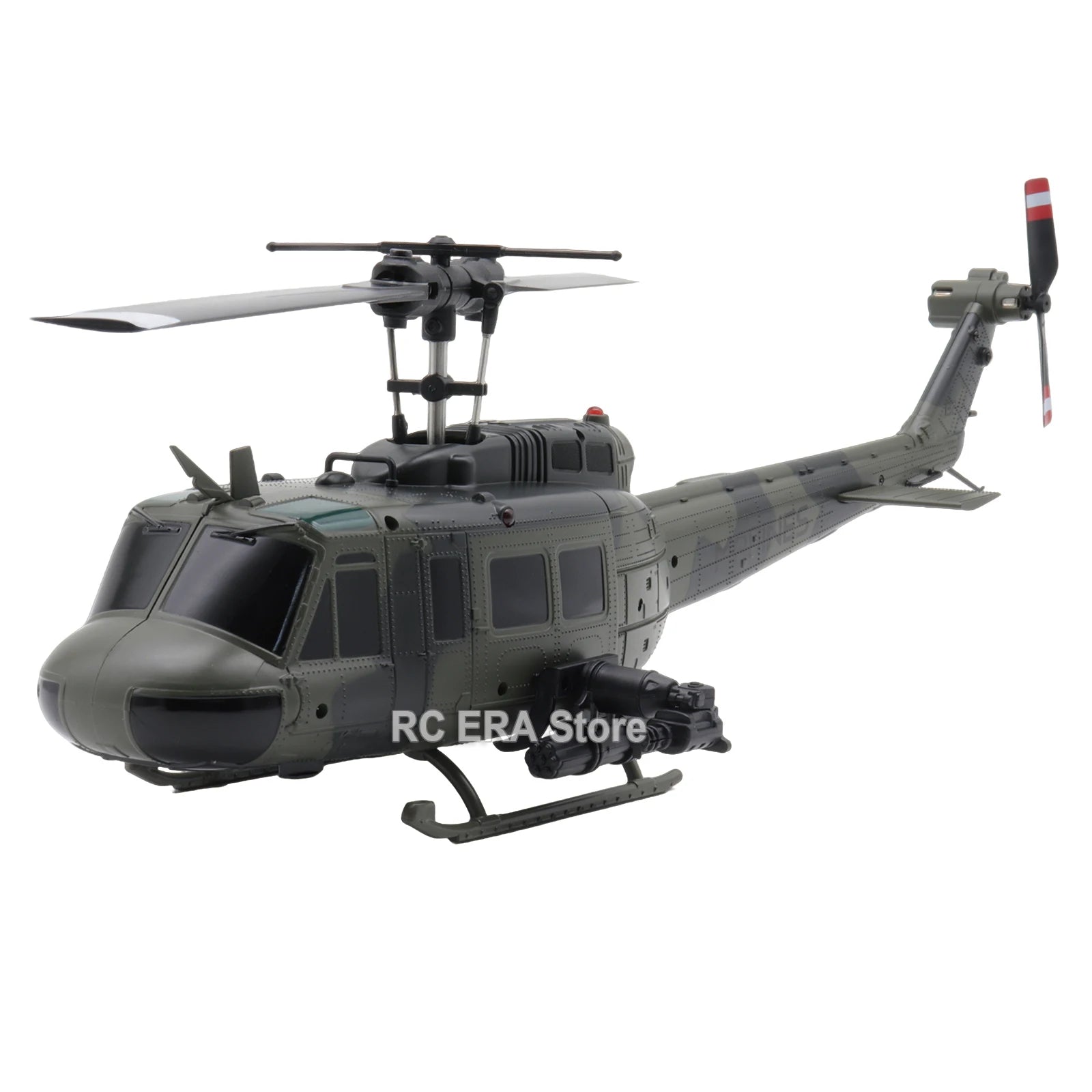 RC ERA C032 UH1 Huey Weathered Marine 6ch RC Helicopter with Optical Flow TOF Auto Stabilized Remote Control Hobby Toys for Boy